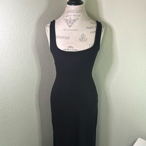 L*Space Ribbed Black Bodycon Dress